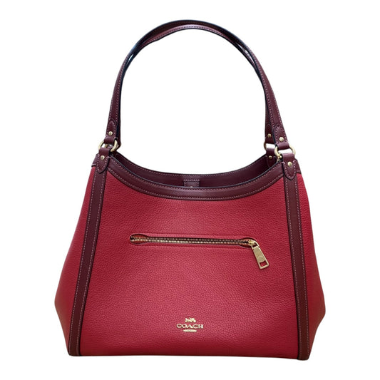 Handbag Designer By Coach In Red, Size:Large