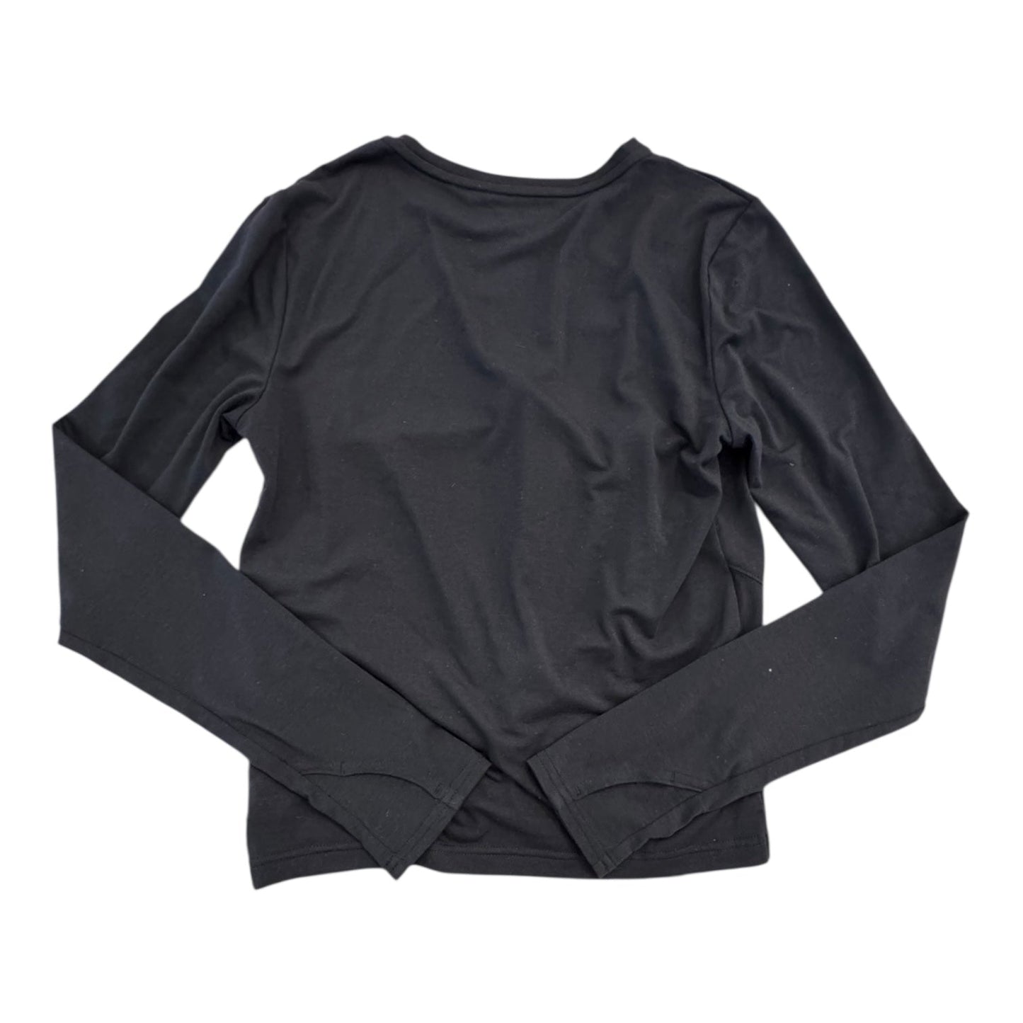 Athletic Top Ls Crewneck By Athleta In Black, Size:Xs