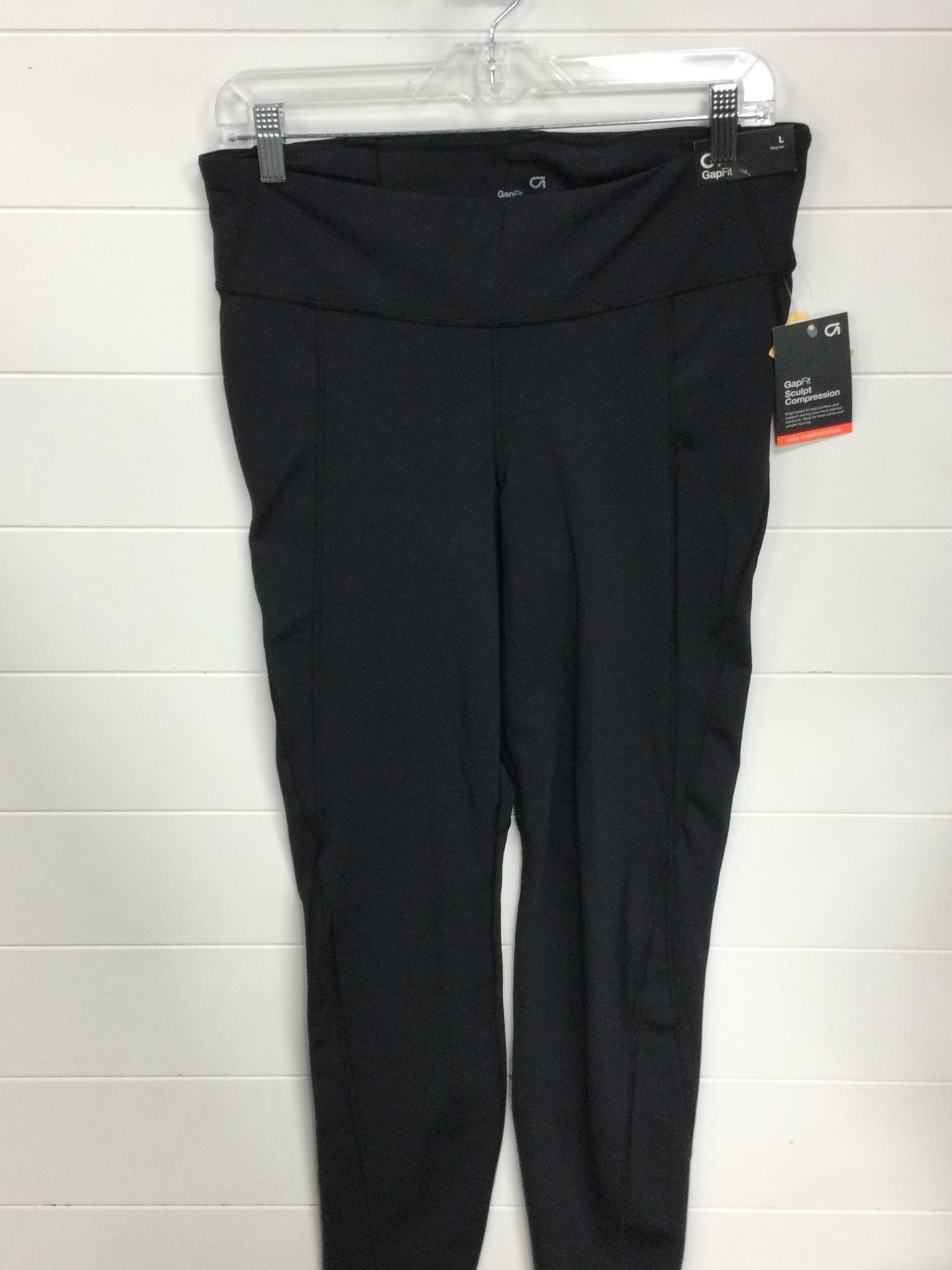 Athletic Leggings By Gap In Black, Size:L