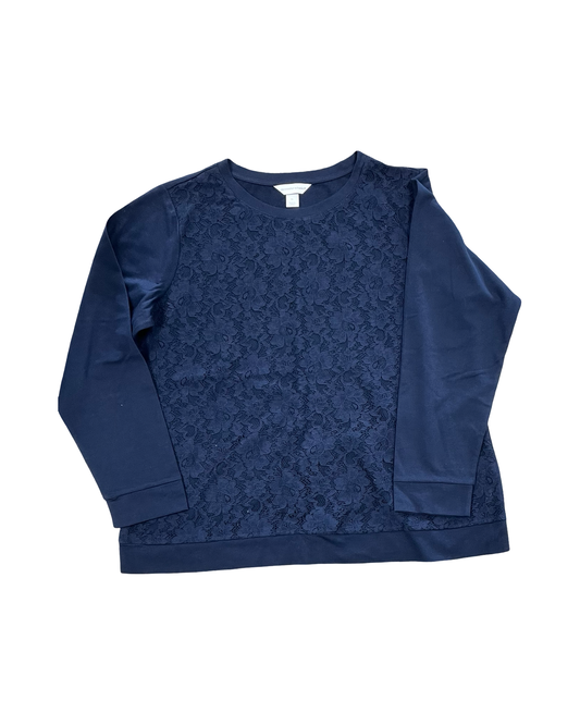 Top Ls By Christopher And Banks In Blue, Size:Xl