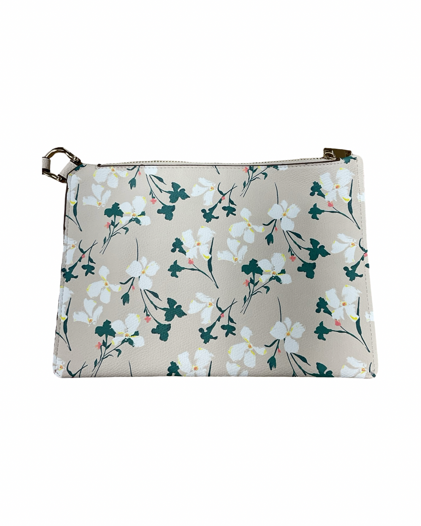 Wristlet By A New Day In Cream & Green, Size:Medium