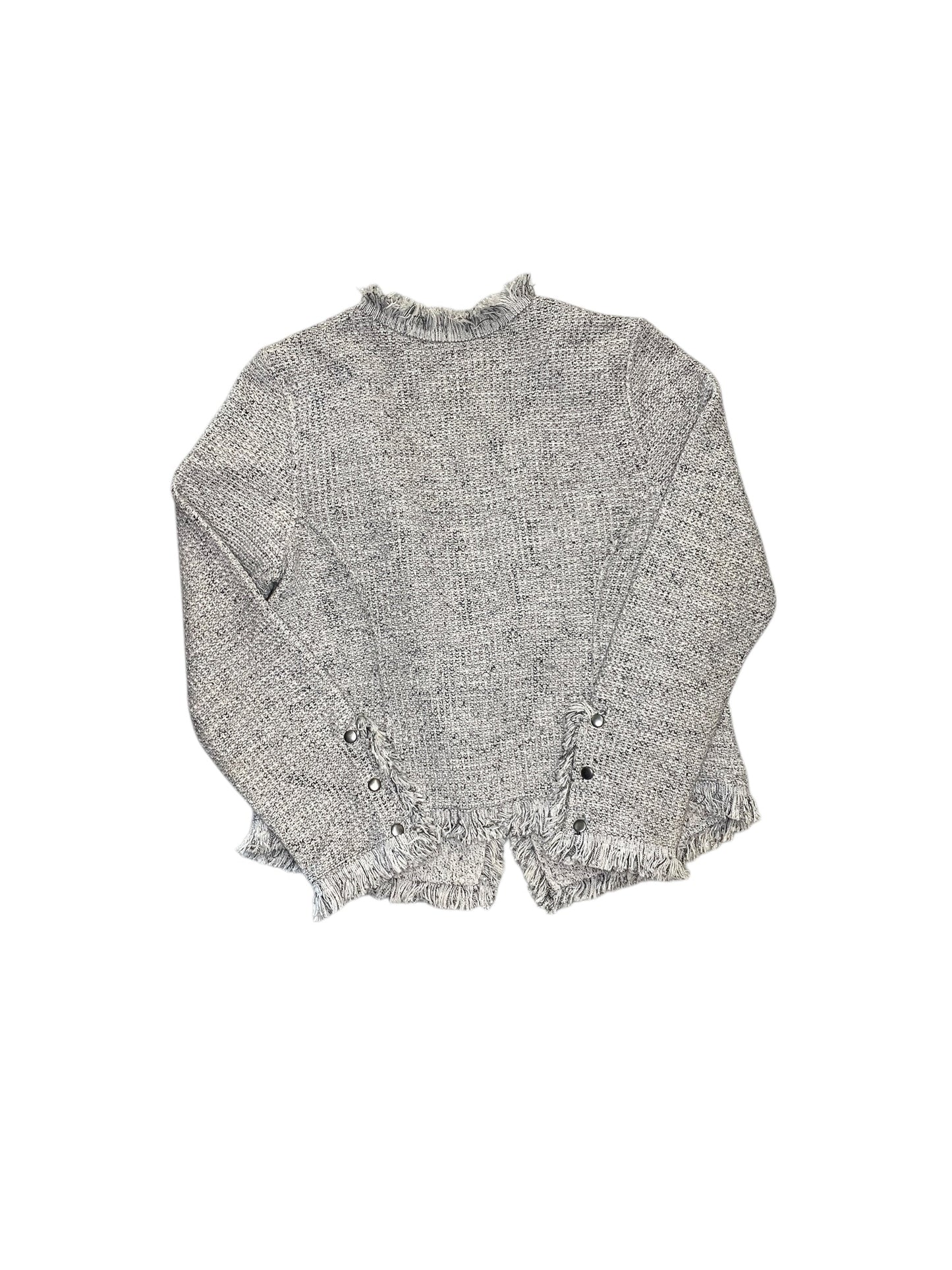 Blazer By Nic + Zoe In Grey, Size:Sp