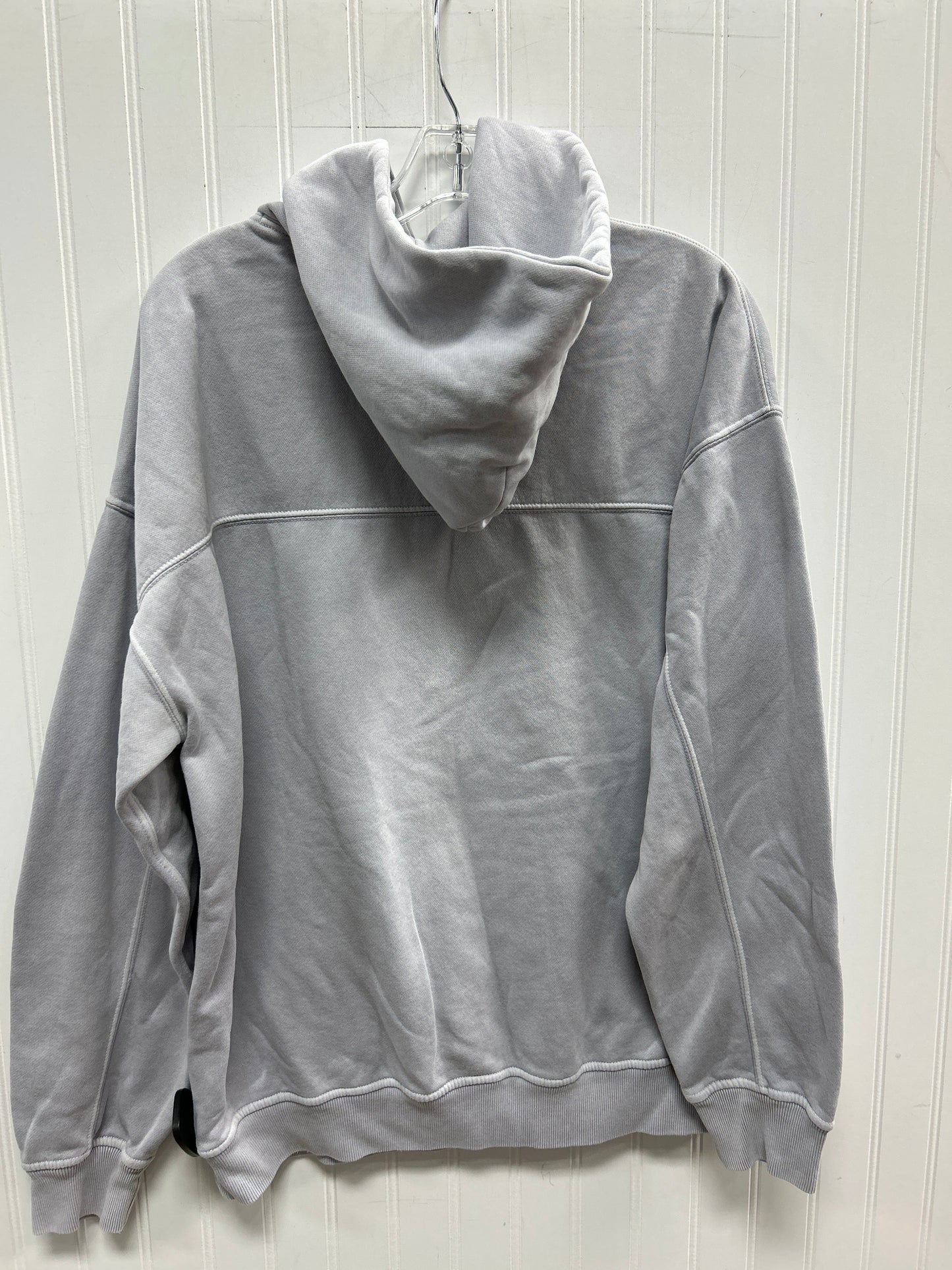 Sweatshirt Hoodie By Abercrombie And Fitch In Grey, Size:M
