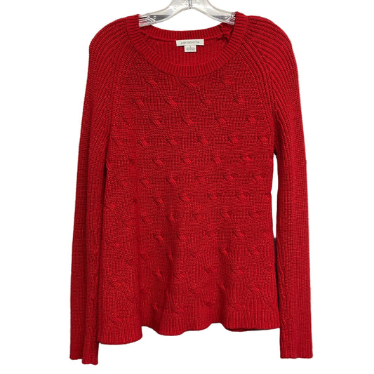 Sweater By Liz Claiborne In Red, Size:L