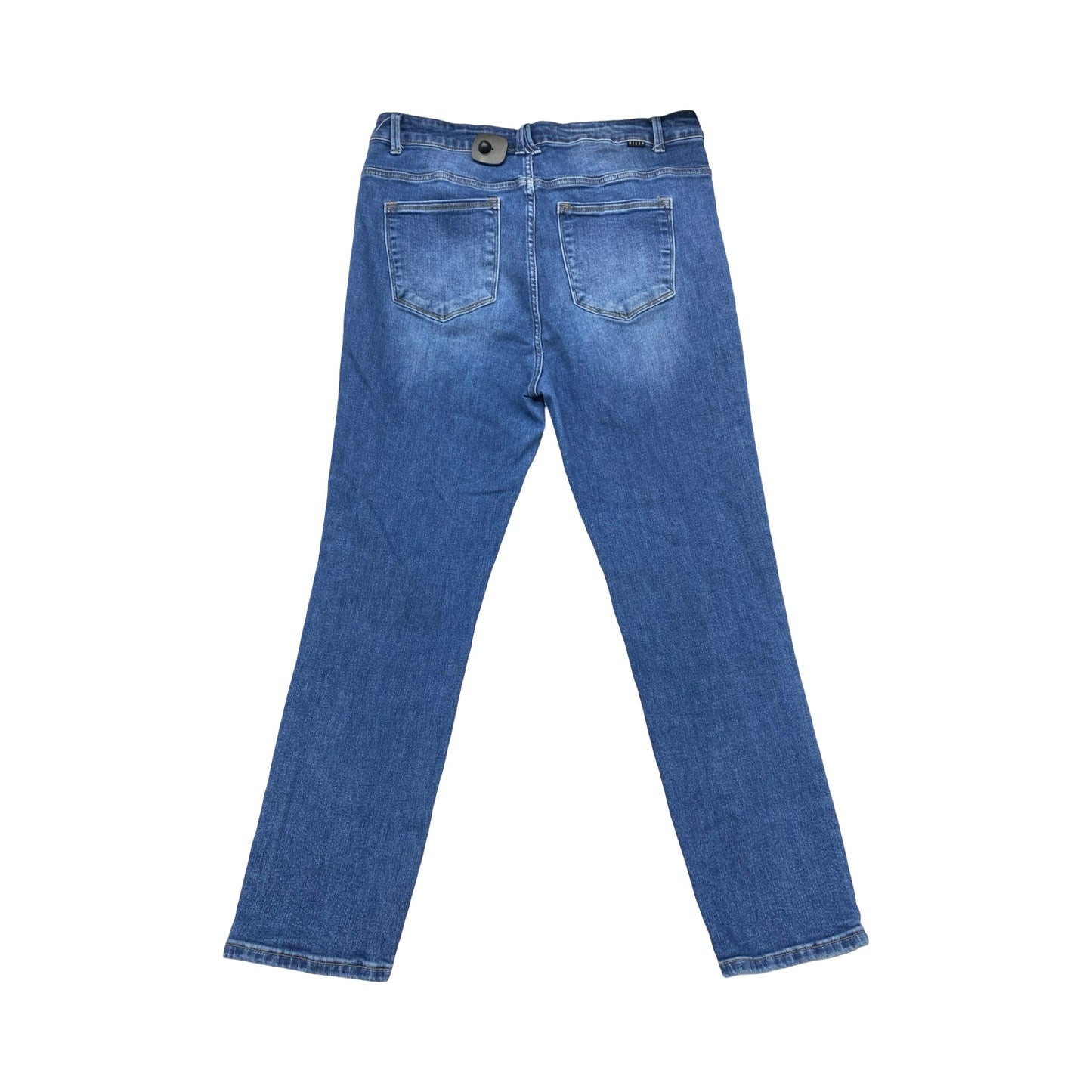 Jeans Straight By Risen In Blue Denim, Size:2X