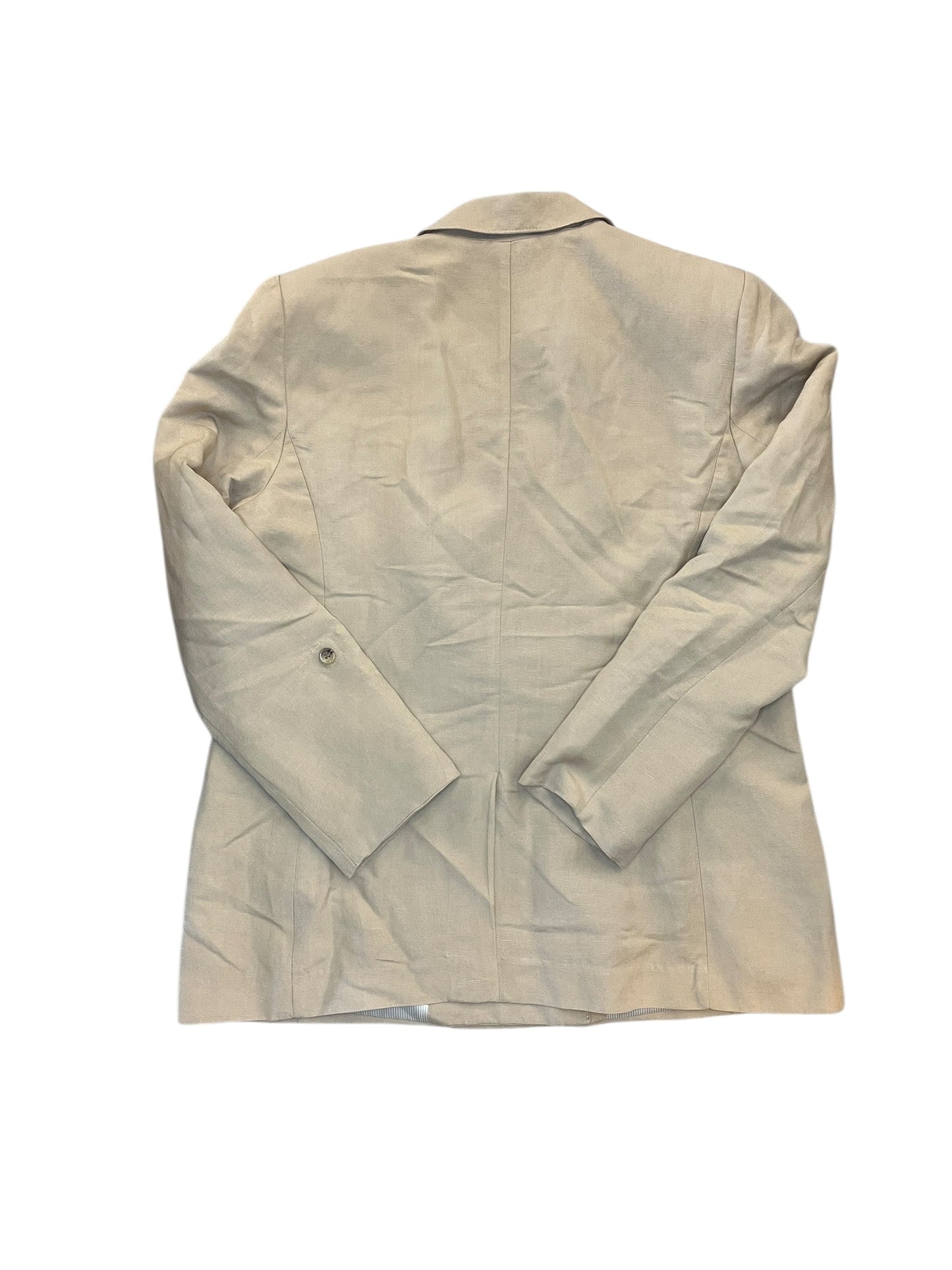 Blazer By Ann Taylor In Tan, Size:L