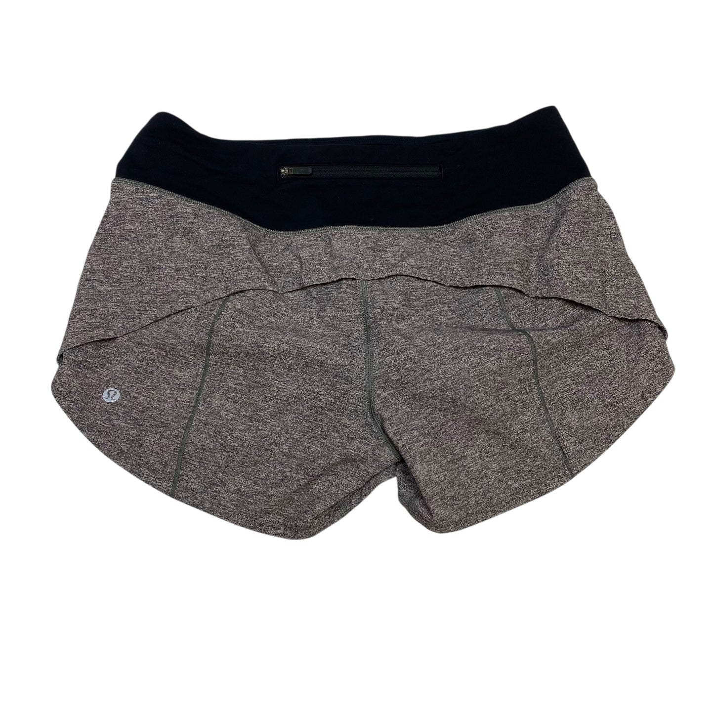 Athletic Shorts By Lululemon In Black & Grey, Size:S