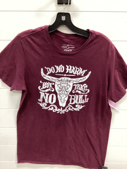 Top Ss By Cmc In Maroon, Size:M
