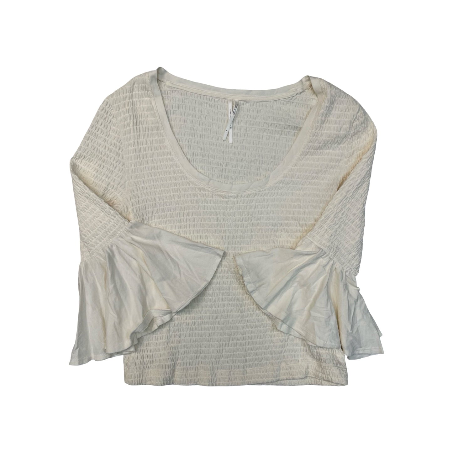 Top Ls By Anthropologie In Cream, Size:M