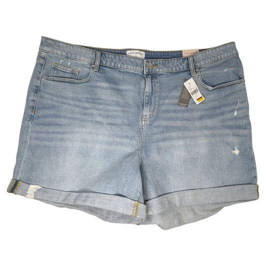Midrise Boyfriend Shorts By Lane Bryant In Blue Denim, Size: 24