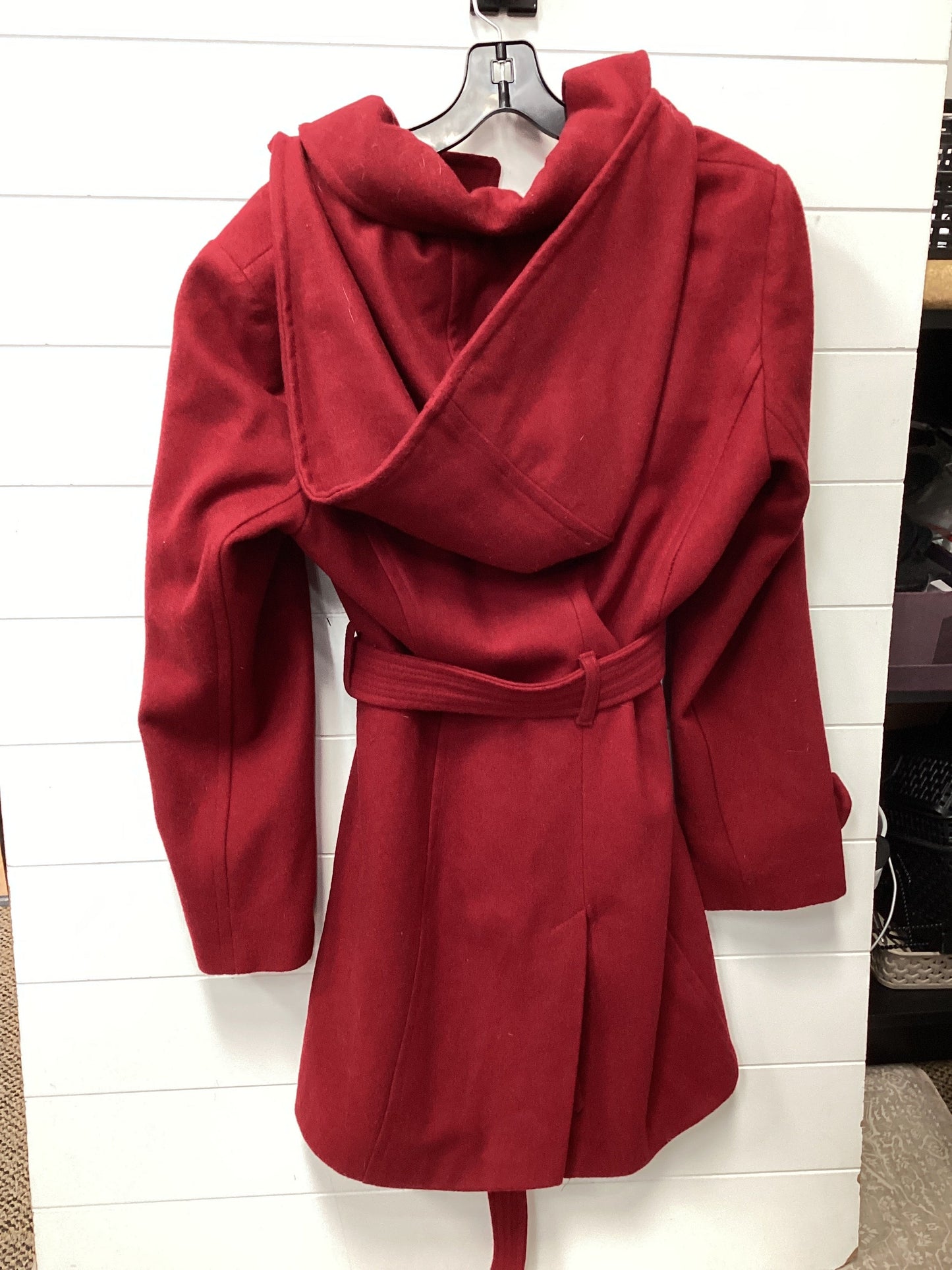 Coat Wool By London Fog In Red, Size:M