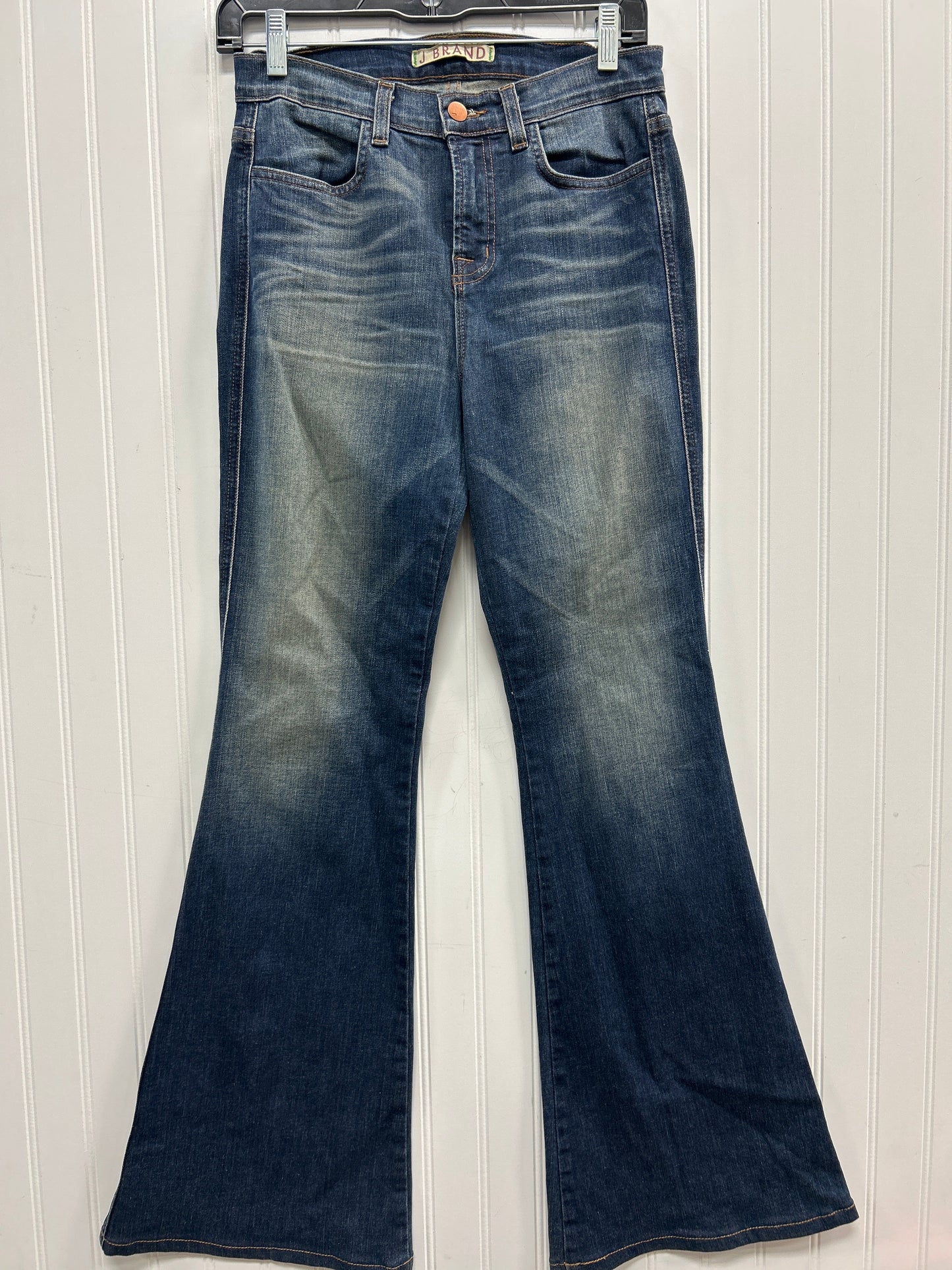 Jeans Flared By J Brand In Blue, Size:4