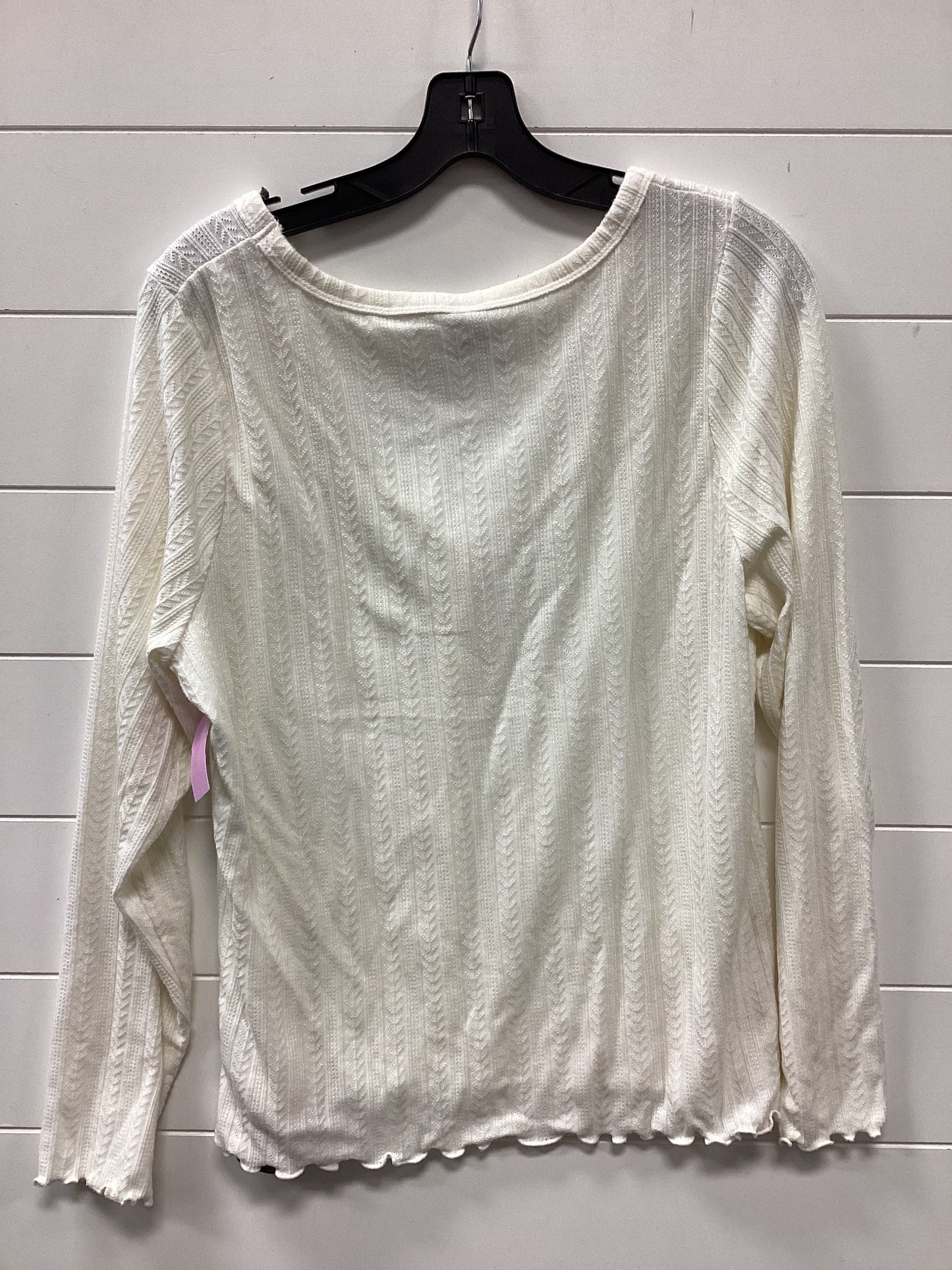 Top Ls By Old Navy In Cream, Size:Xl