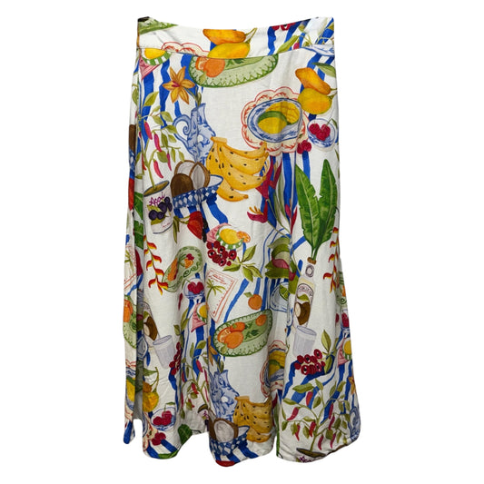 Line Blend Skirt Maxi By Farm Rio In Multi-colored, Size: S