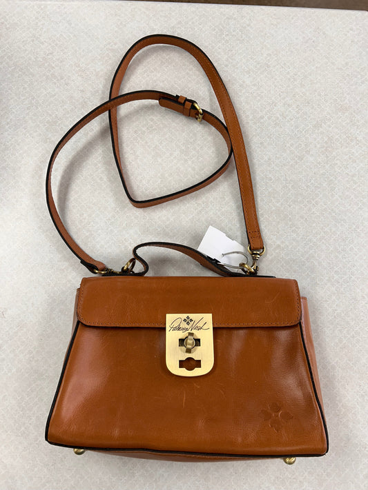Crossbody Designer By Patricia Nash In Brown, Size:Small