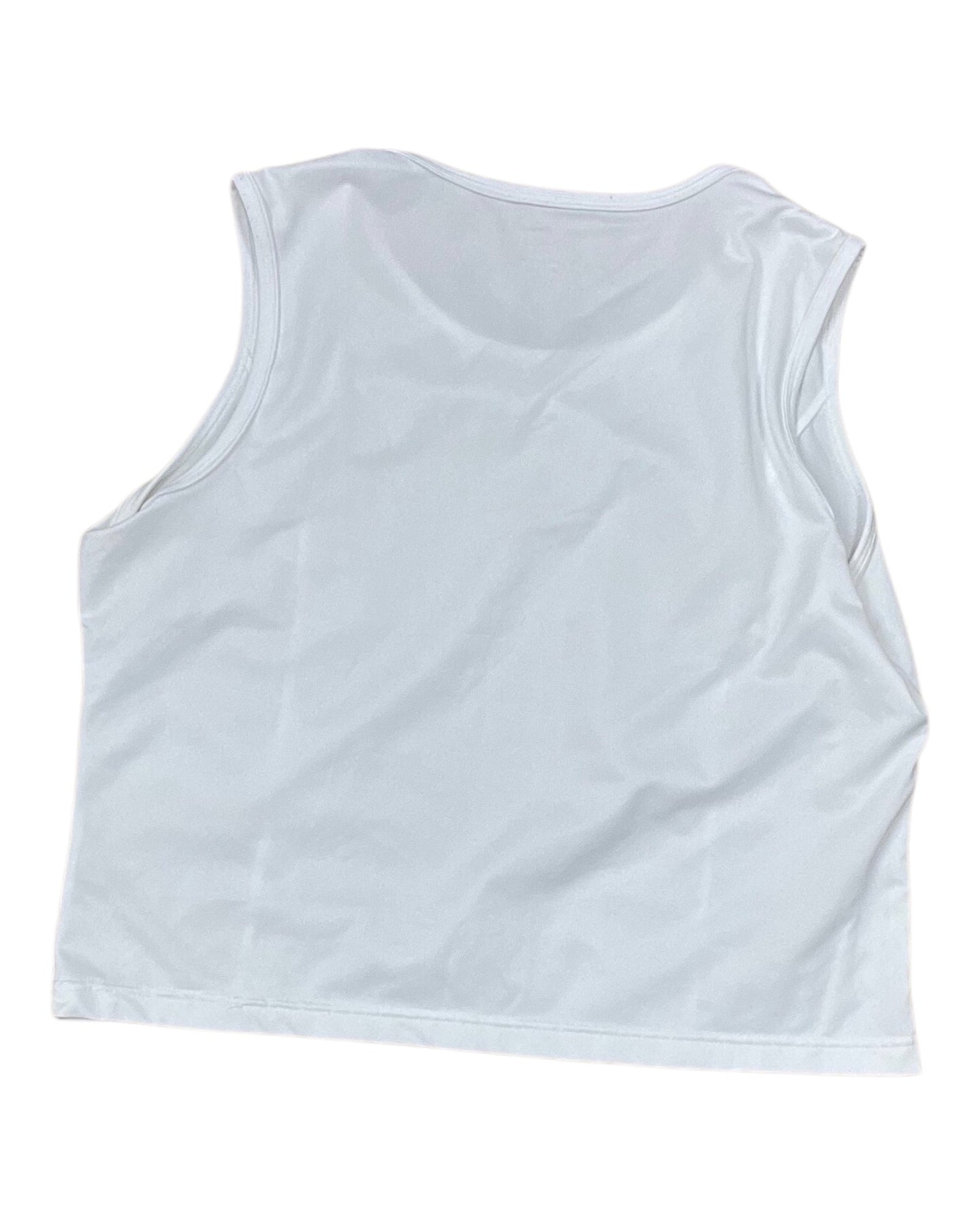 Athletic Tank Top By Athletic Works In White, Size:Xl