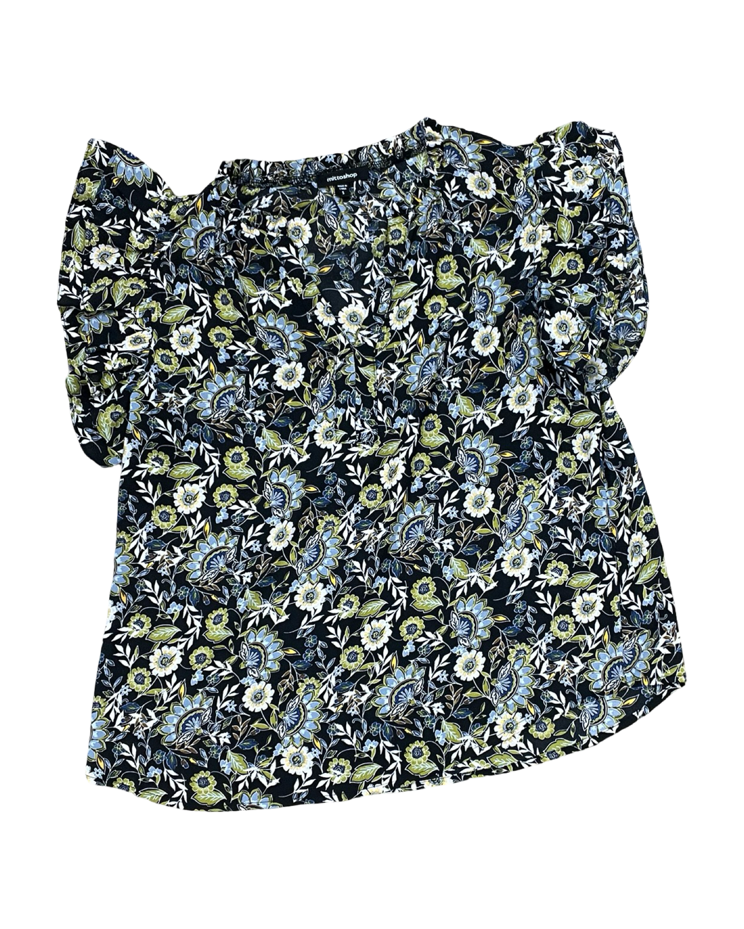 Top Ss By Mittoshop In Floral Print, Size:S