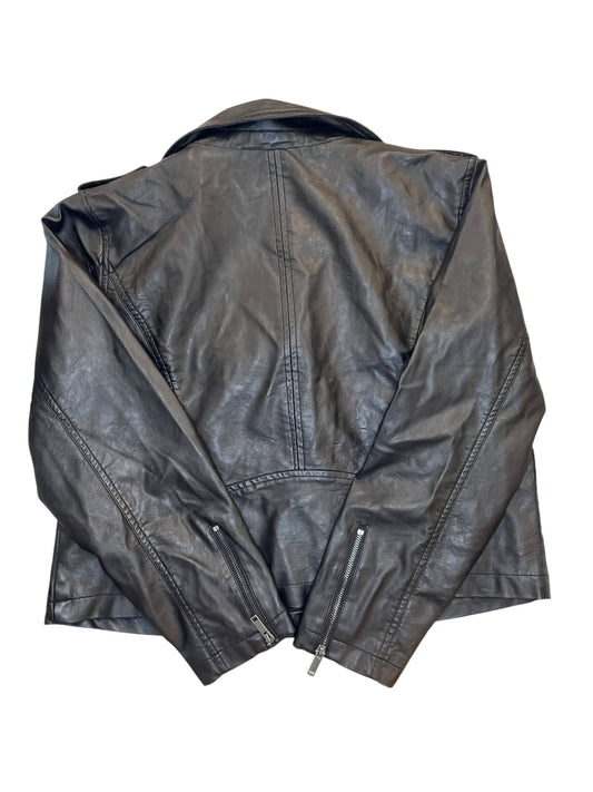 Jacket Moto By Maurices In Black, Size:Xl