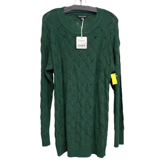 Sweater By Davi & Dani In Green, Size:2X