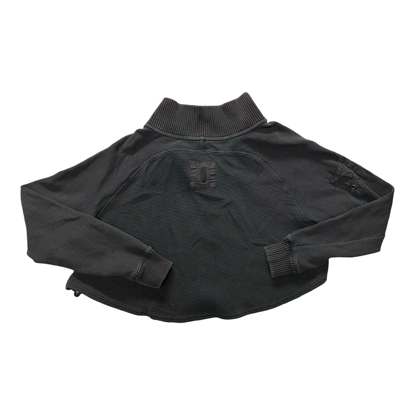 Athletic Top Ls Collar By Free People In Grey, Size:S