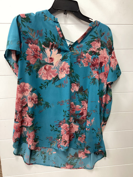 Top Ss By Maurices In Blue, Size:1X