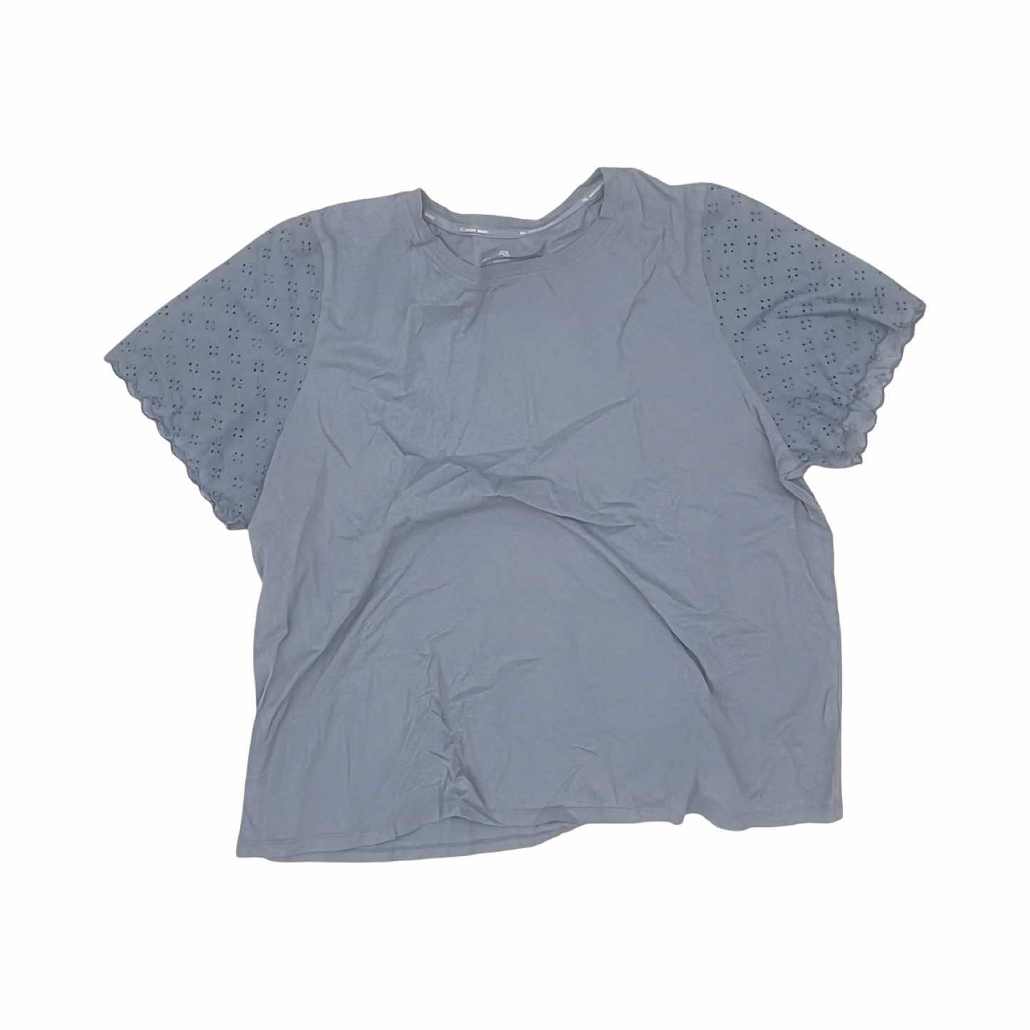 Top Ss By Andrew Marc In Blue, Size:2X