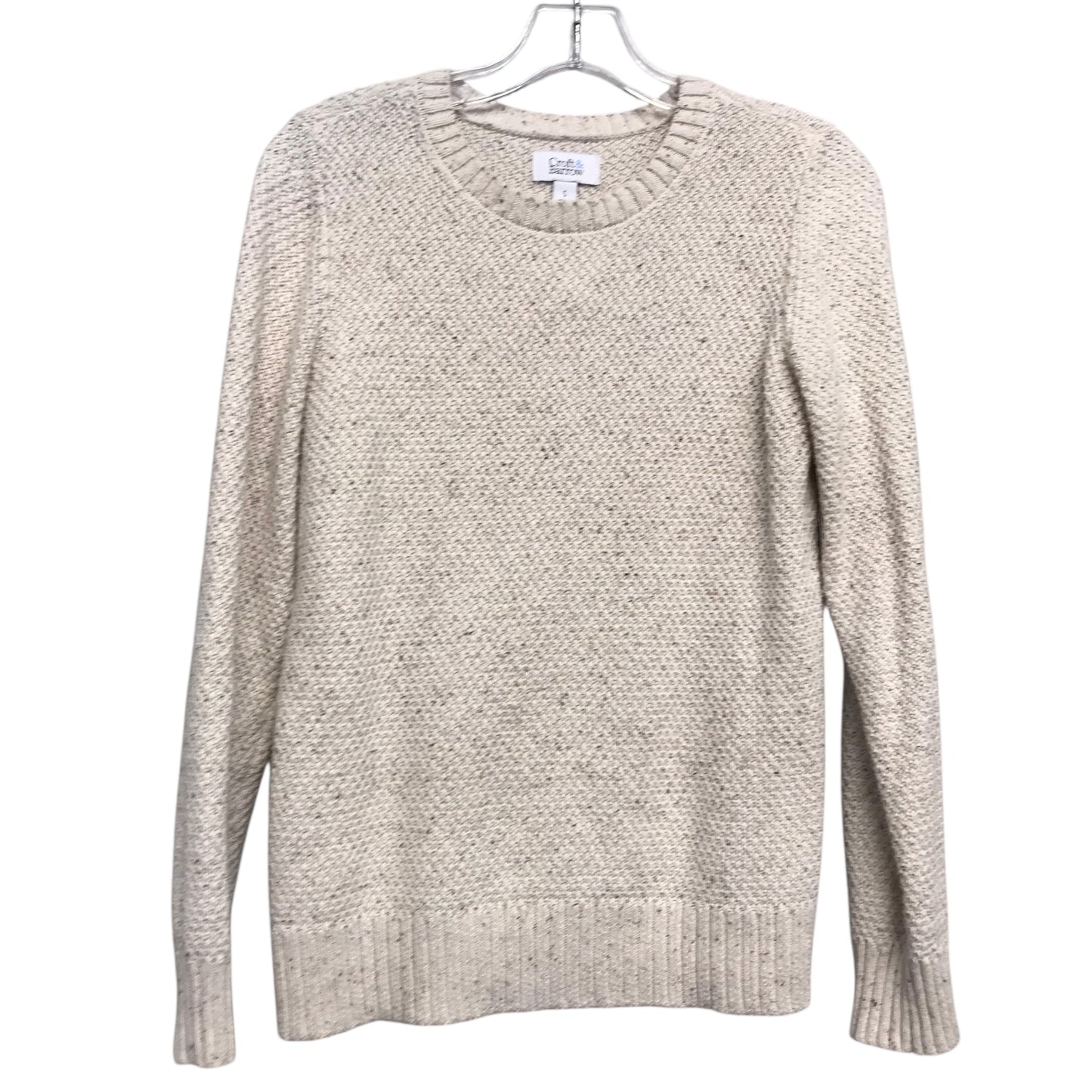 Sweater By Croft And Barrow In Beige, Size:S