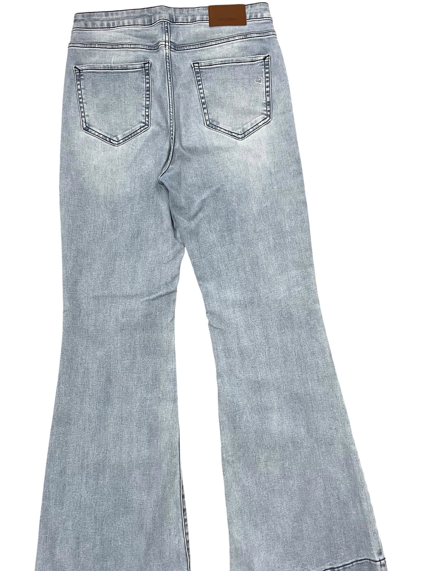 Jeans Flared By Hidden In Blue Denim, Size:8