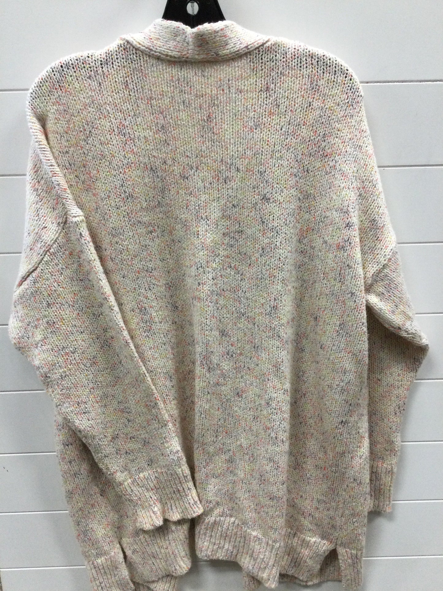 Sweater Cardigan By Loft In Cream, Size:Xl