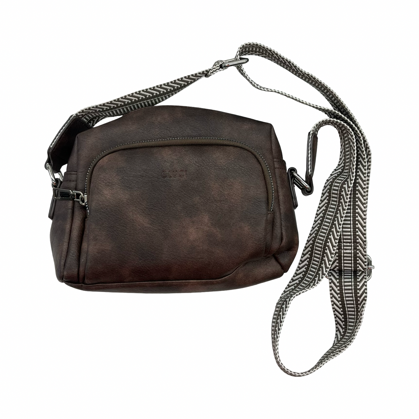Crossbody By Clothes Mentor In Brown, Size:Small