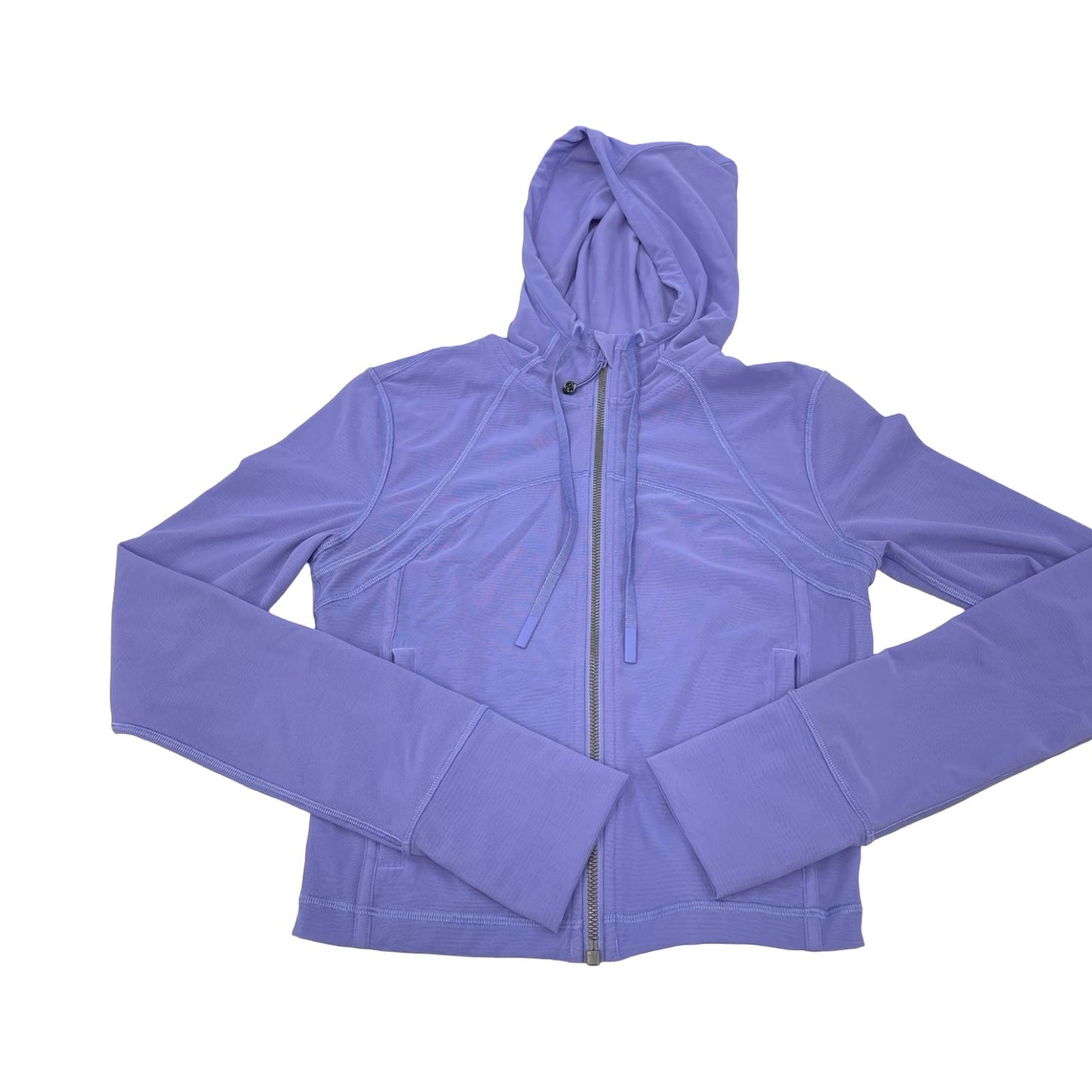 Athletic Jacket By Lululemon In Purple, Size:4