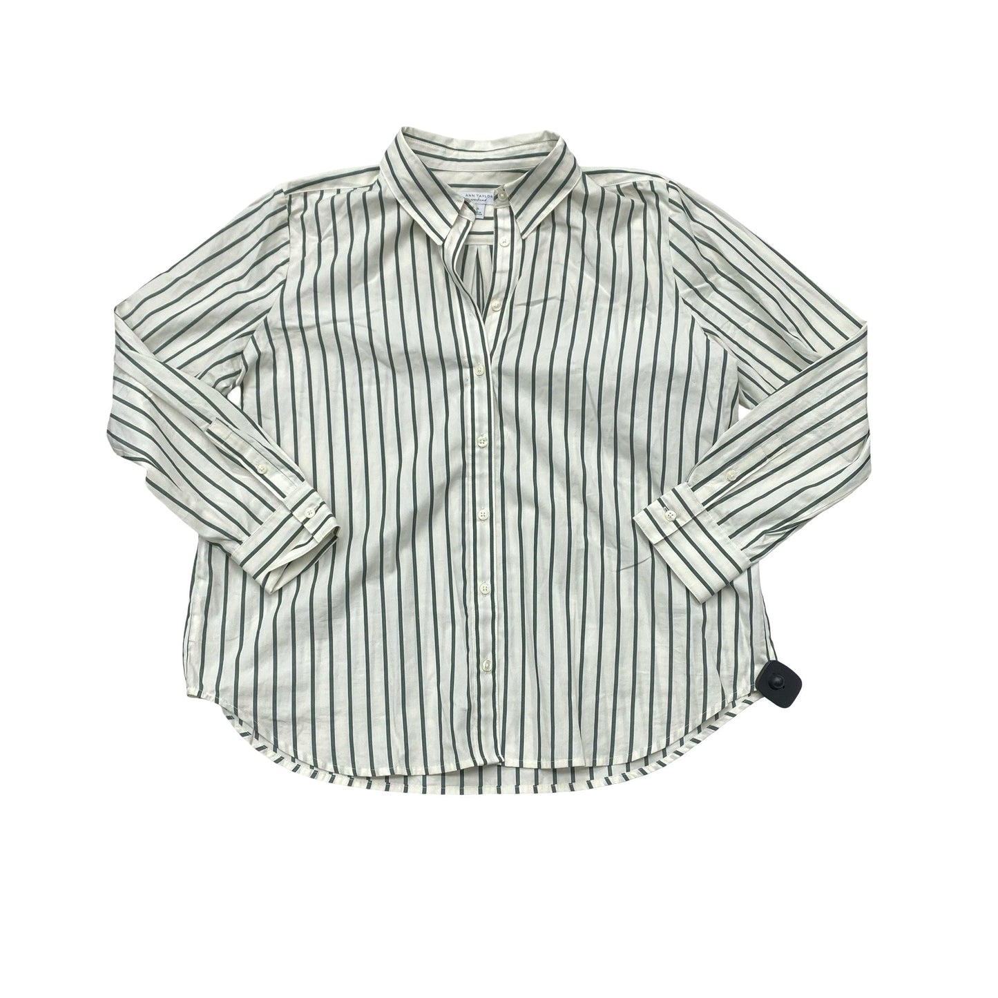 Top Ls By Ann Taylor In Striped Pattern, Size:Xl
