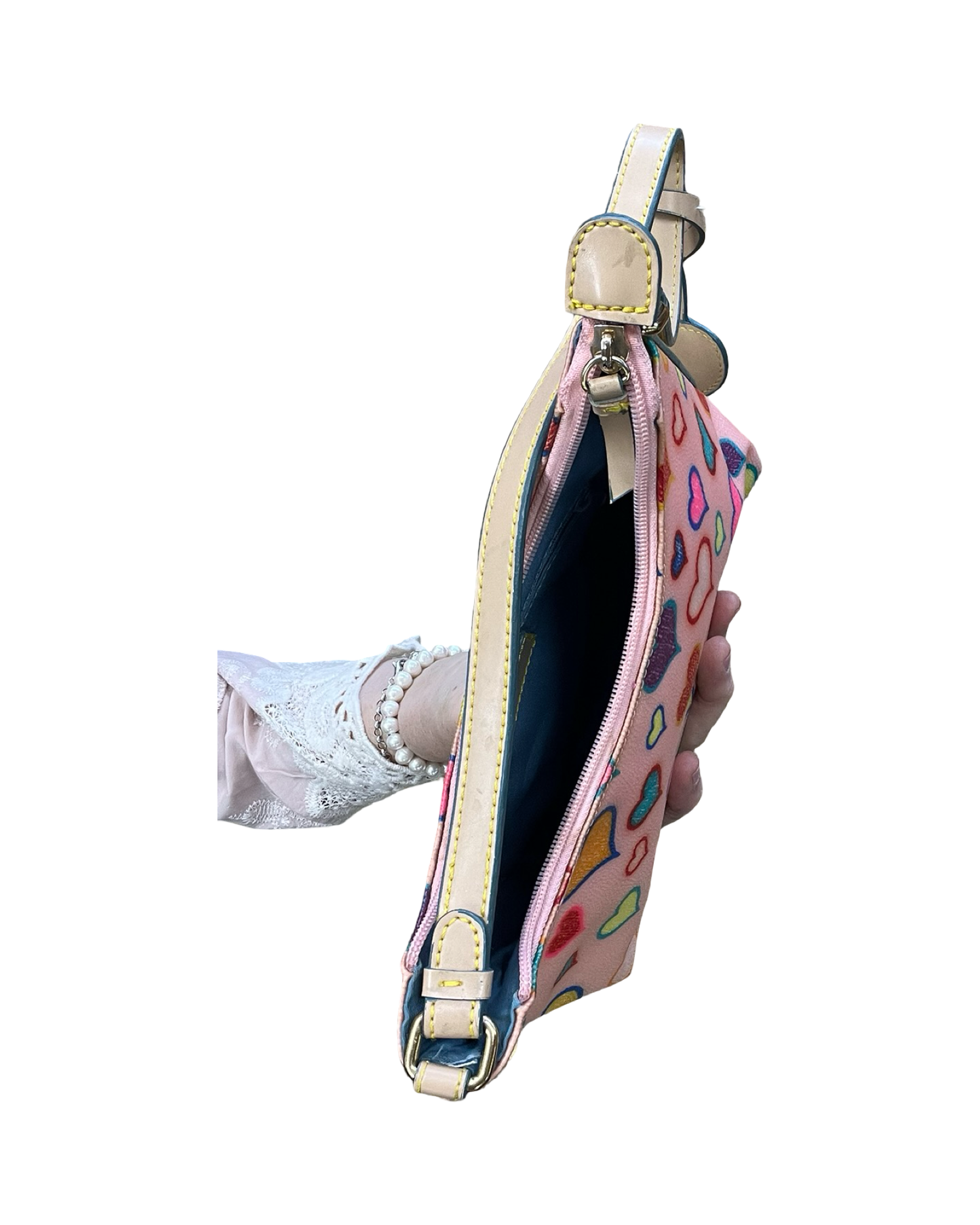 Handbag By Clothes Mentor In Pink, Size:Small
