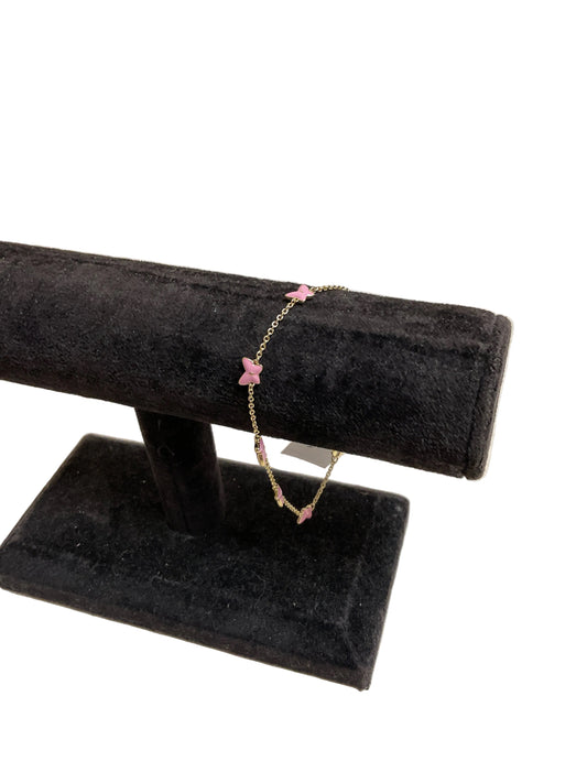 Bracelet Chain By Kendra Scott In Gold & Pink