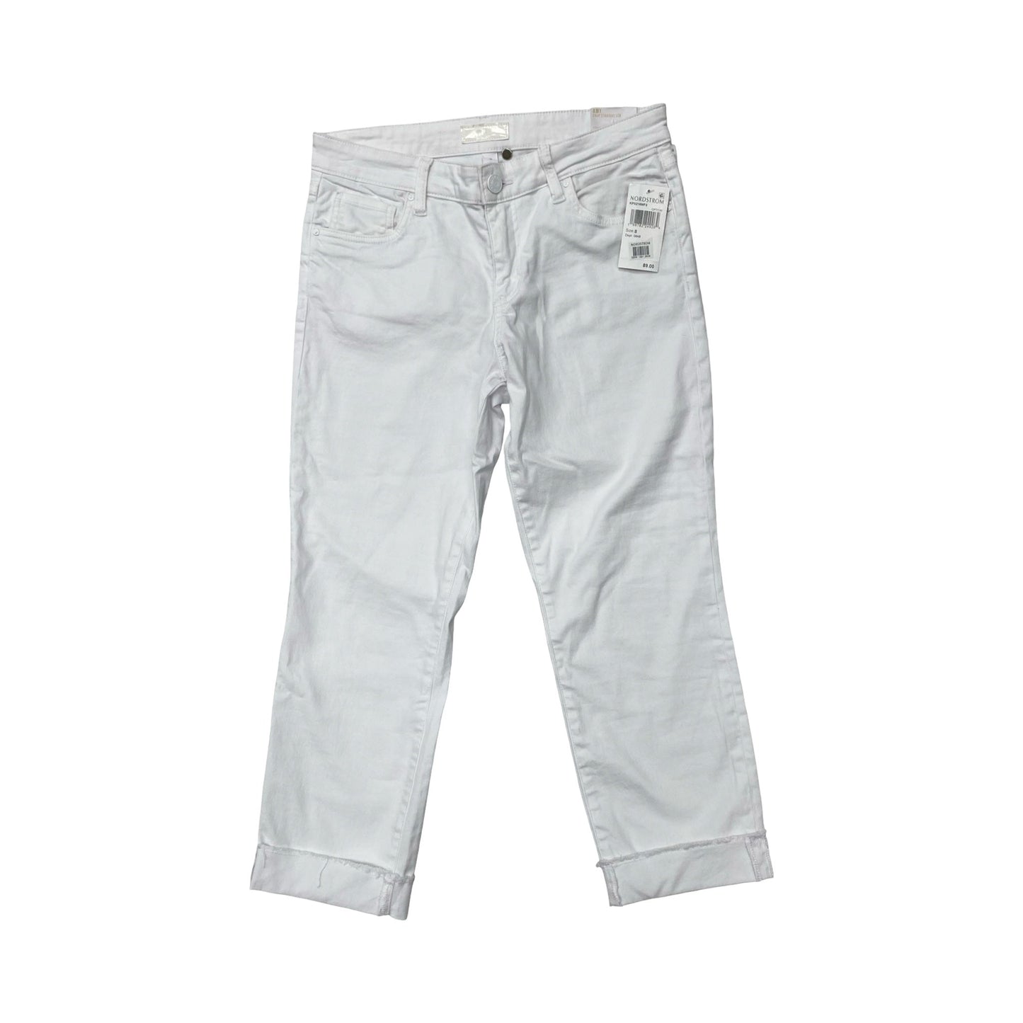 Jeans Straight By Kut In White Denim, Size:8