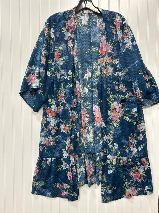 Kimono By Maurices In Floral Print, Size:Xl