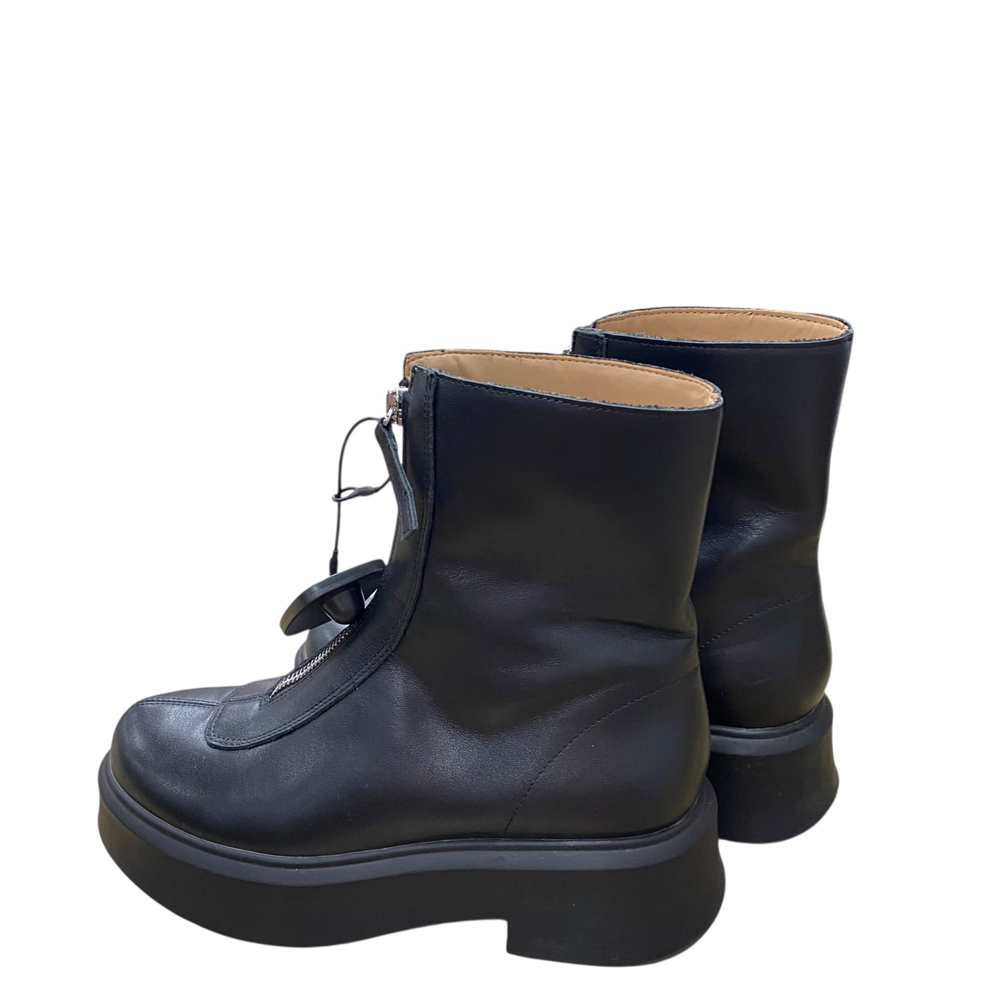 Boots Ankle Flats By Steve Madden In Black, Size:7.5