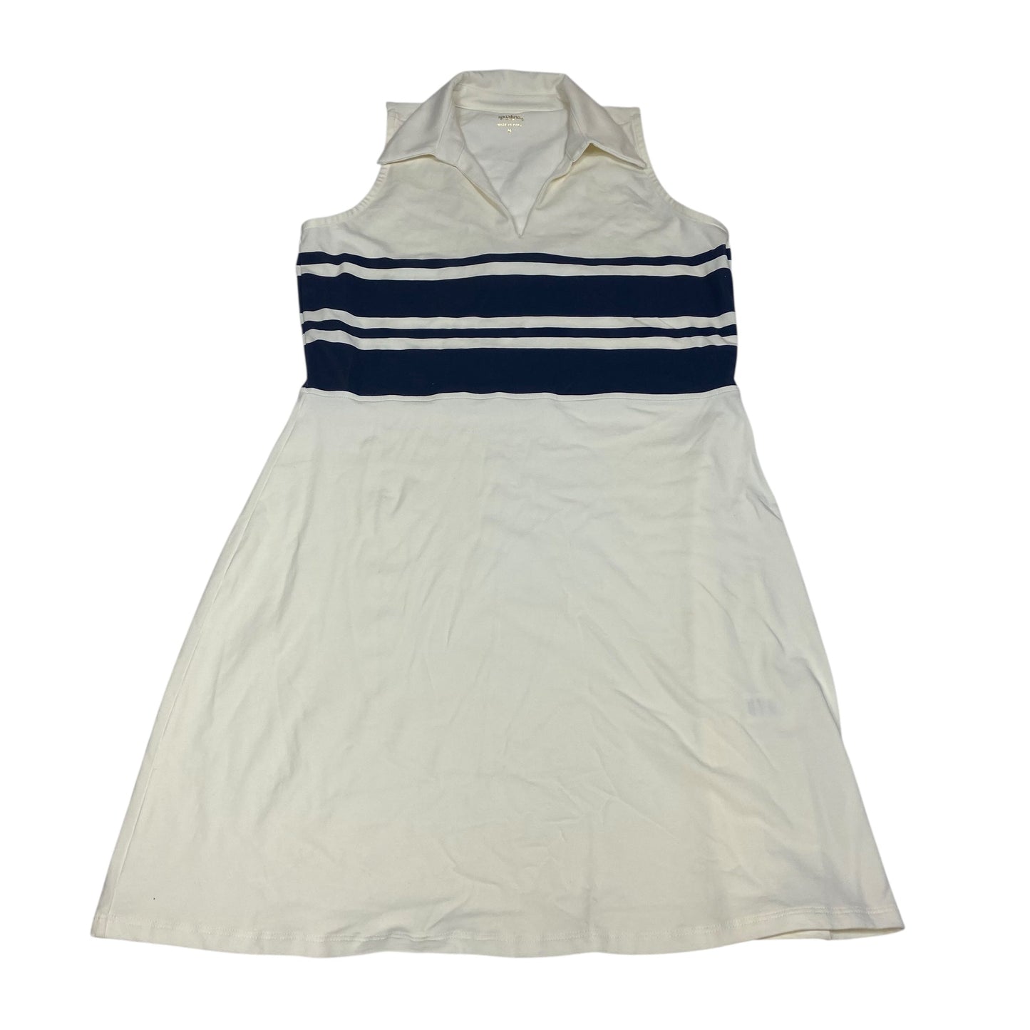 Dress Designer By Spartina In Blue & Cream, Size:M