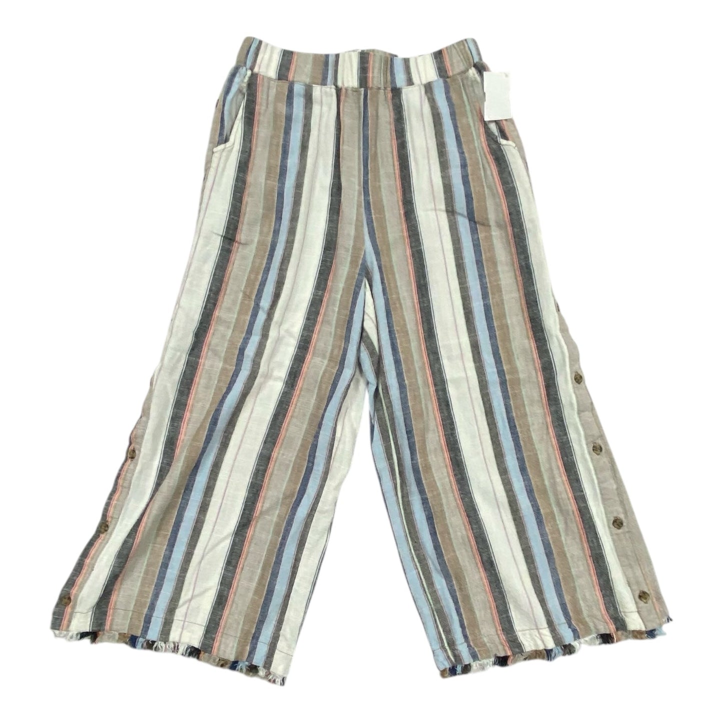 Pants Linen By For The Republic In Striped Pattern, Size:S