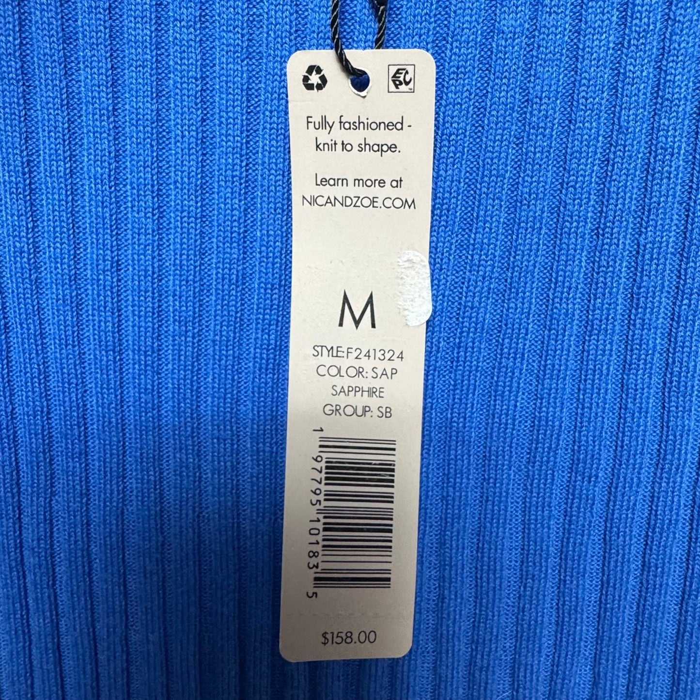 Skirt Midi By Nic + Zoe In Sapphire, Size: M