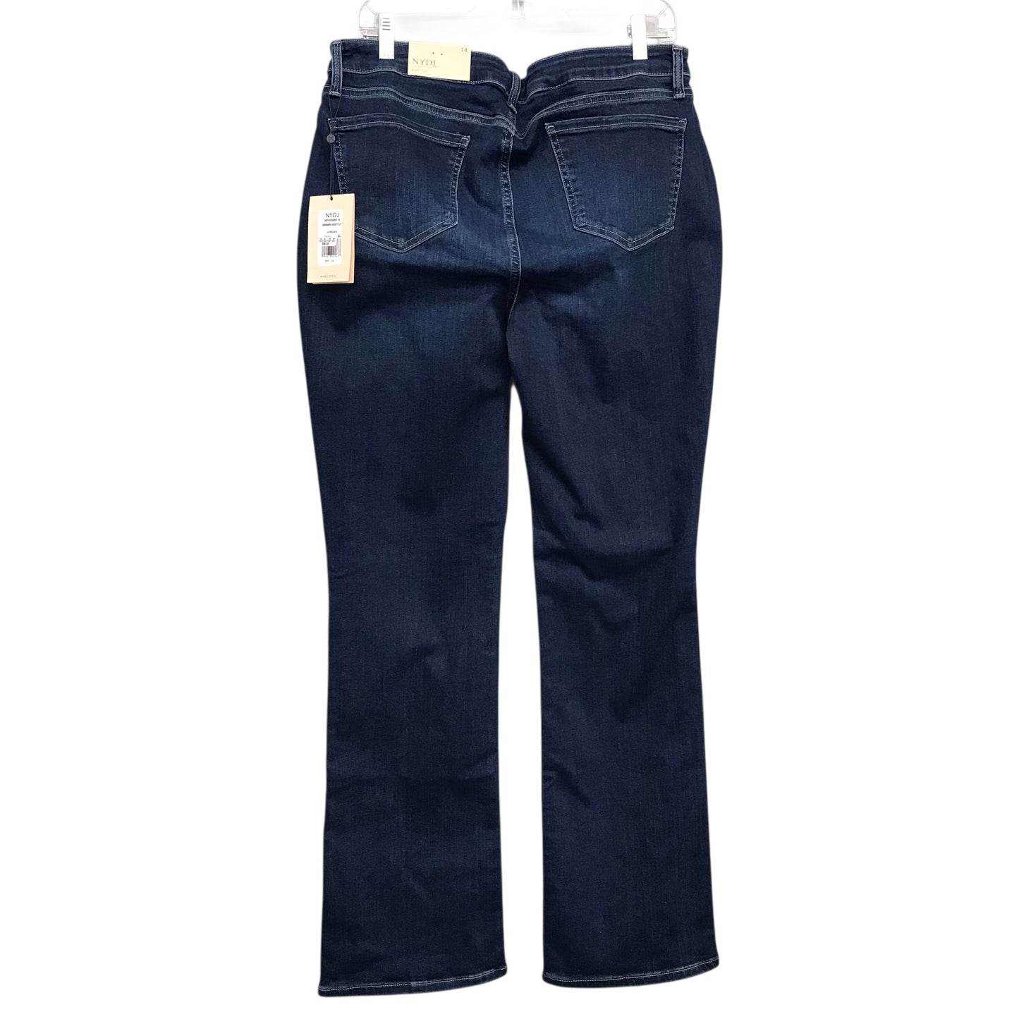 Jeans Flared By Not Your Daughters Jeans In Blue Denim, Size:14