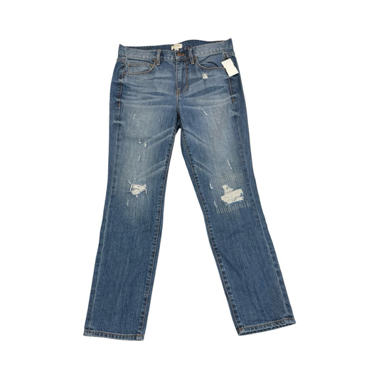 Jeans Straight By J. Crew In Blue, Size:2