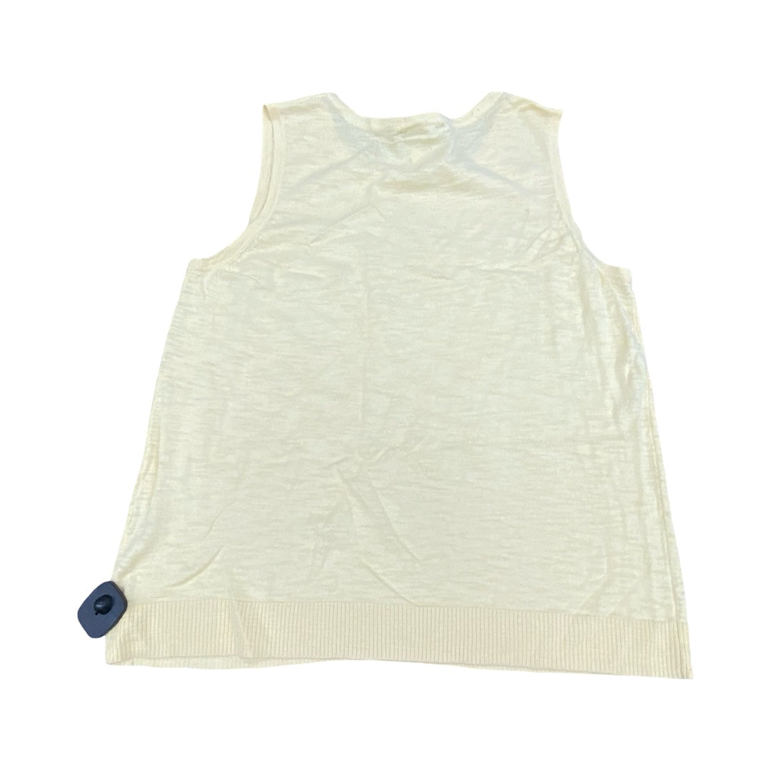 Top Sleeveless By Cj Banks In Yellow, Size:1X
