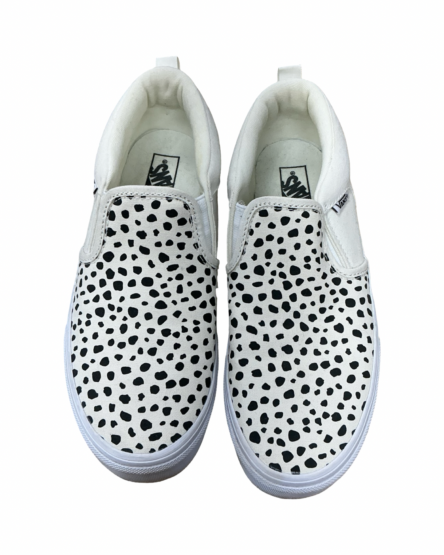 Shoes Sneakers By Vans In Black & Cream, Size:6