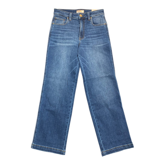 Jeans Straight By Kut In Blue Denim, Size:2