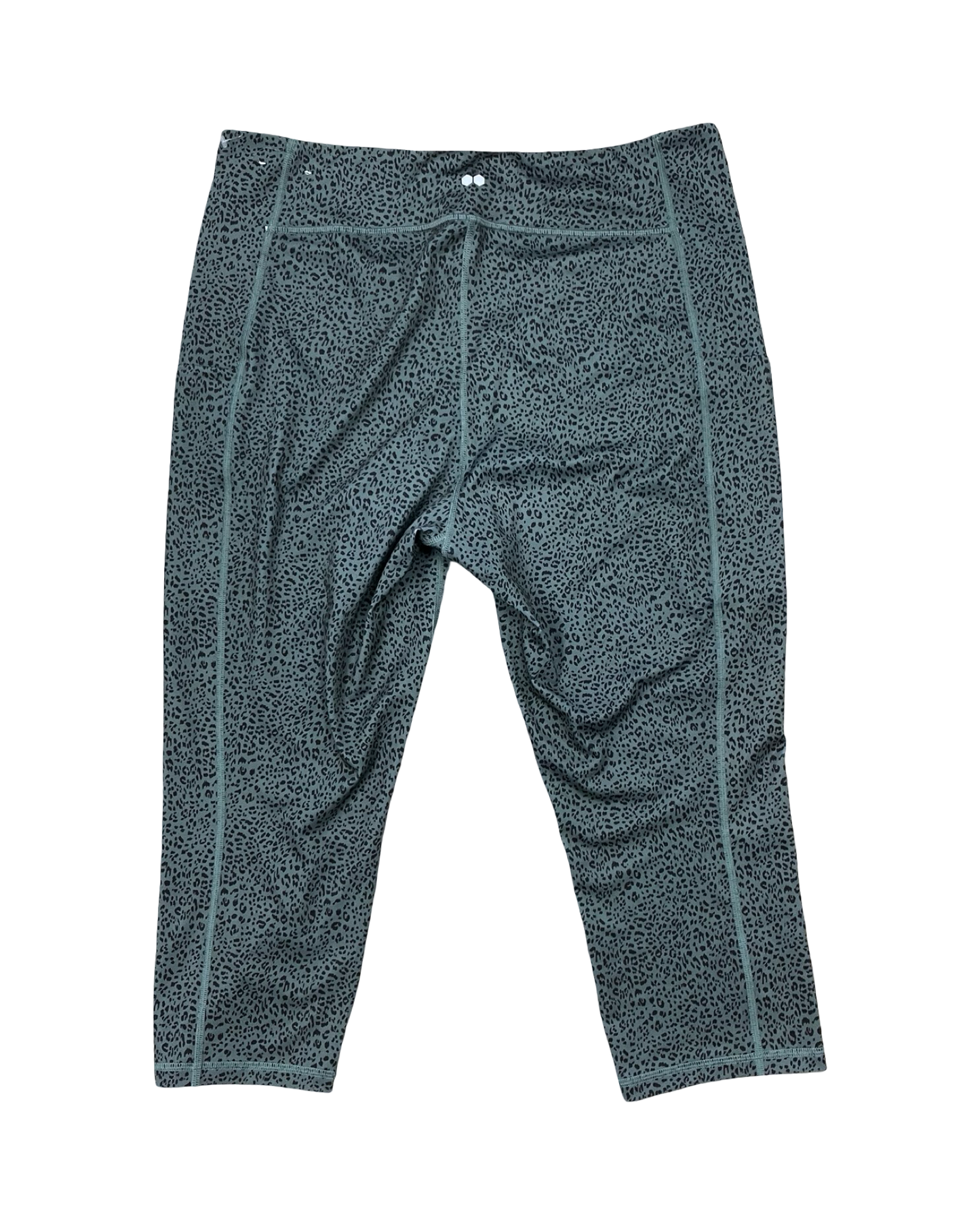 Athletic Leggings Capris By Tek Gear In Green, Size:1X