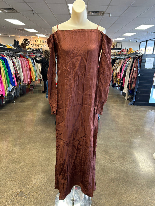 Dress Casual Maxi By Cma In Brown, Size:10