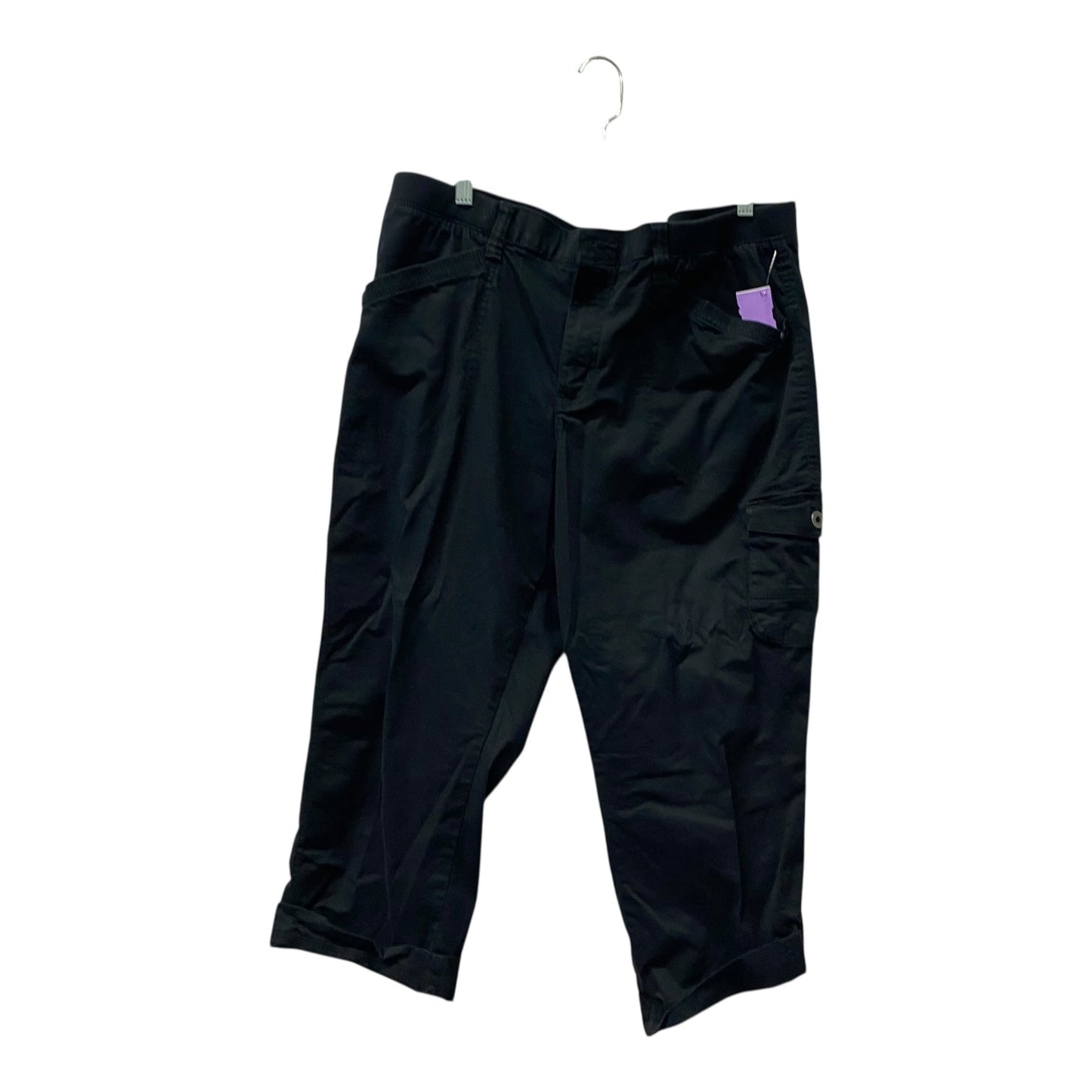 Capris By Lee In Black, Size:18