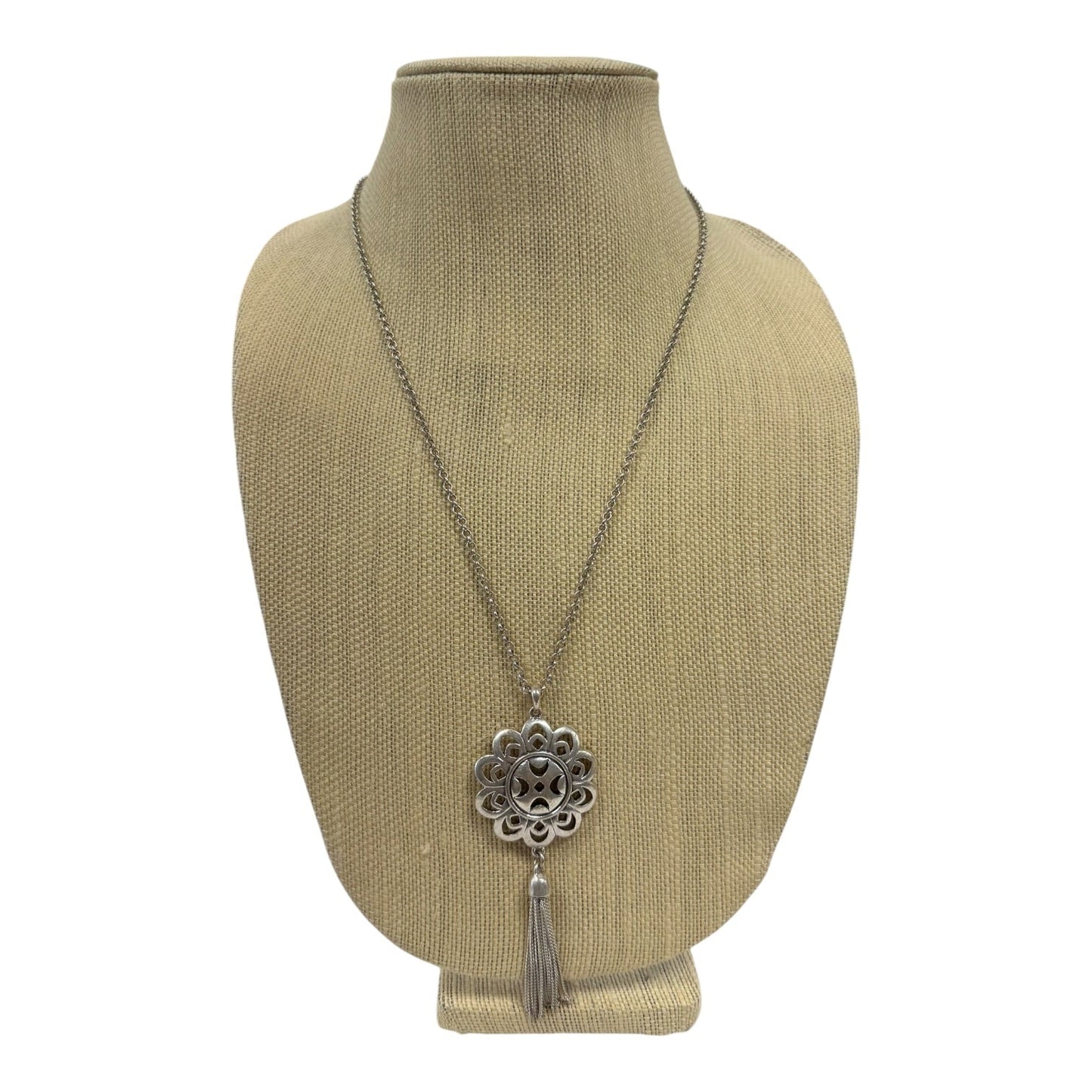 Necklace Pendant By Lucky Brand In Silver