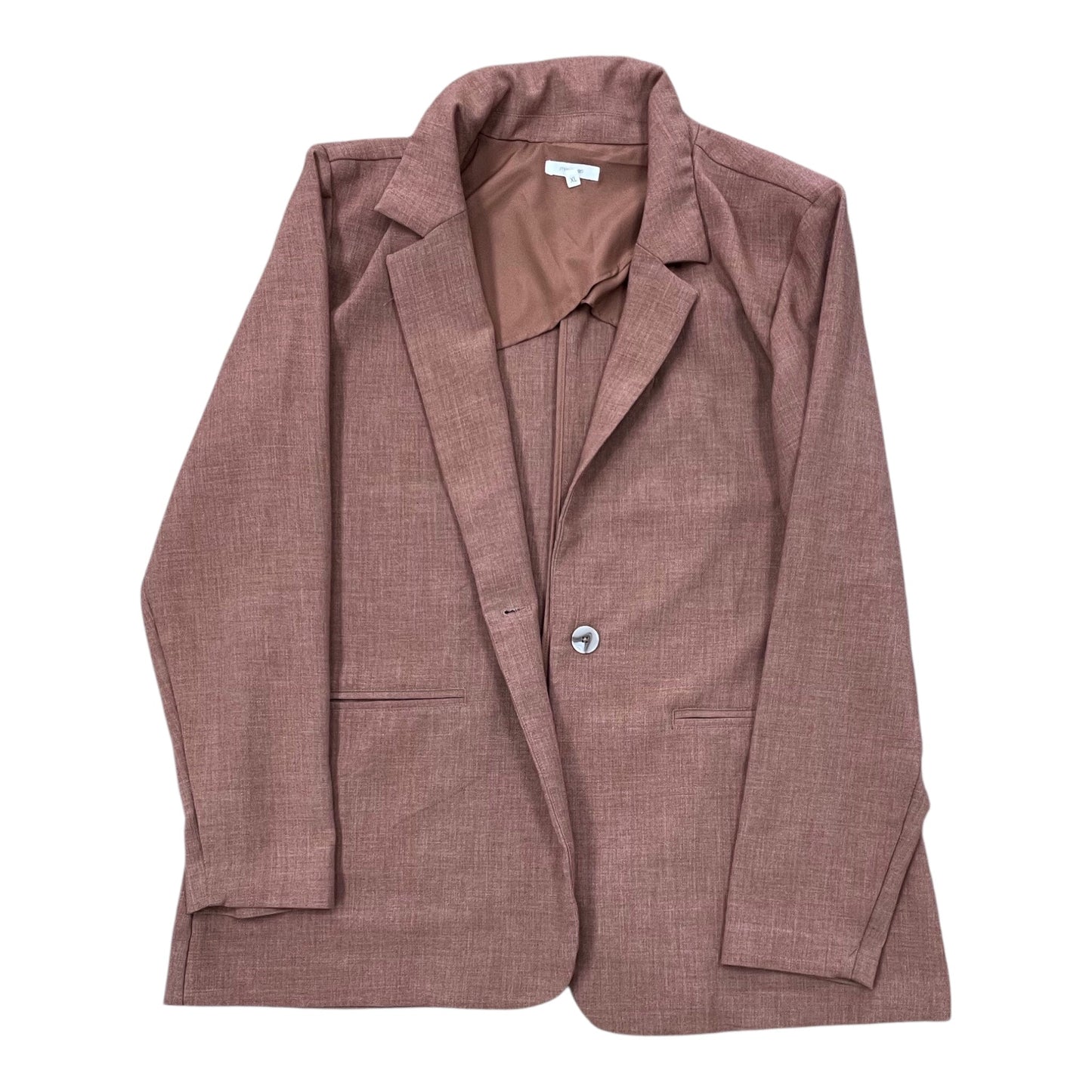 Blazer By Maurices In Tan, Size:Xl